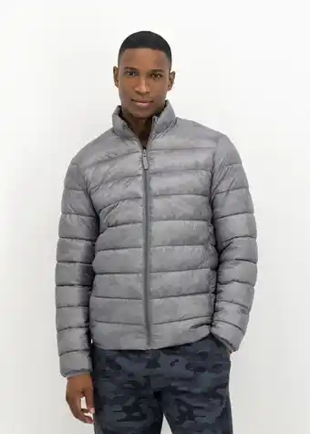 Woolworths Camo print funnel neck puffer offer