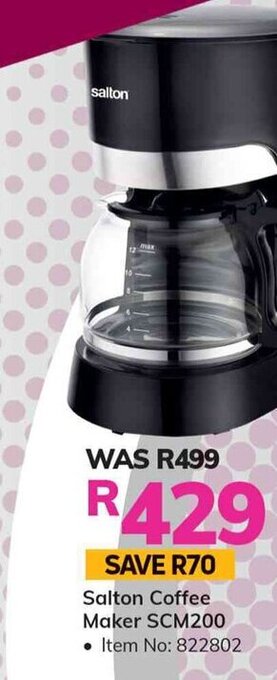 Game Salton Coffee Maker SCM200 offer