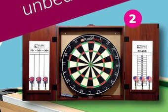 Game PUMA darts - Stadium Dartboard And Cabinet Set offer