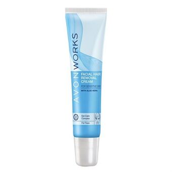 Avon works facial hair removal cream 15ml