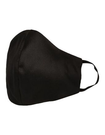 Plain satin face mask