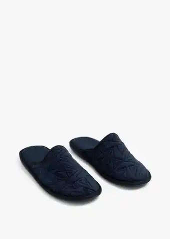 Woolworths Embossed mule slippers offer