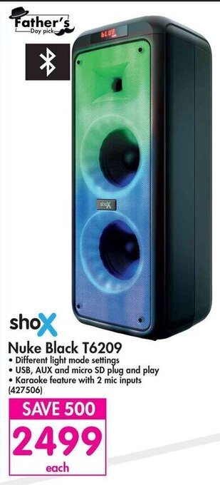 Makro ShoX Nuke Black T6209 offer