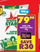 Shoprite White star maize meal offer