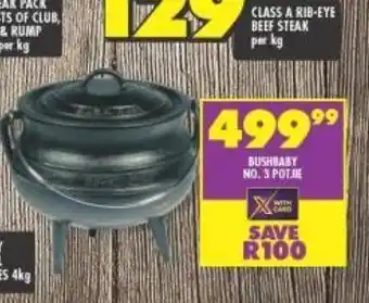 Shoprite Bushbaby potjie offer