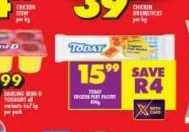 Shoprite Today pastry offer