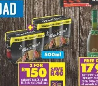 Shoprite Carling beer 2 offer