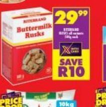 Shoprite Ritebrand rusks offer