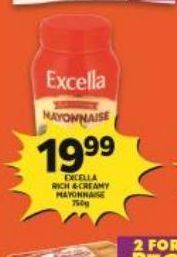 Shoprite Excella mayonnaise offer