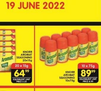 Shoprite Knorr aromat seasoning offer