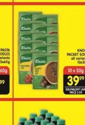 Shoprite Knorr soup offer