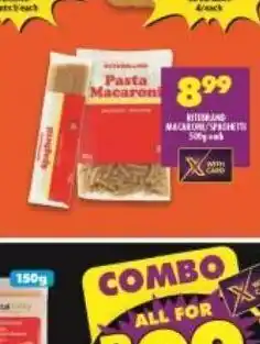 Shoprite Ritebrand macaroni offer