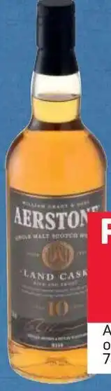 Pick n Pay Aerstone Single Malt Land or Sea Cask Scotch Whisky 750 ml each offer