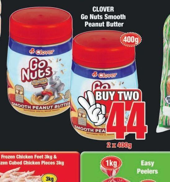 Clover peanut butter 2 offer at Boxer