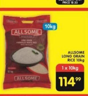 Shoprite Allsome rice offer