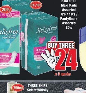 Boxer Stayfree sanitary pads 3 offer