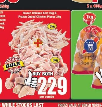 Boxer Chicken pieces offer