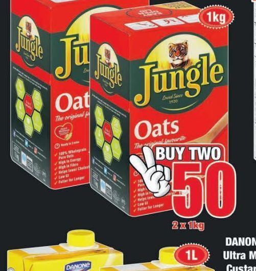 Jungle oats 2 offer at Boxer