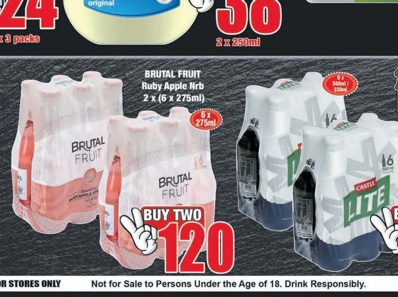 Brutal Fruit Ruby Apple 2 Offer At Boxer
