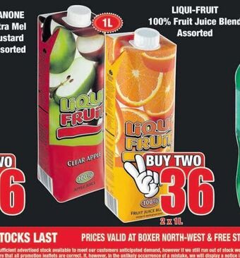 Boxer Liqui-fruit fruit juice 2 offer
