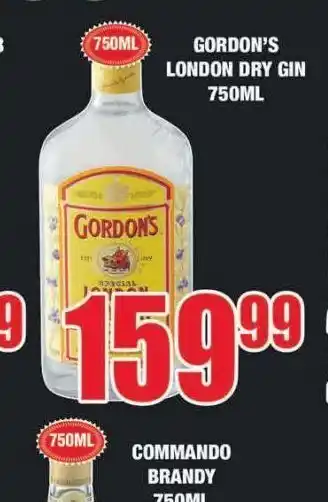 Boxer Liquors Gordon's gin offer