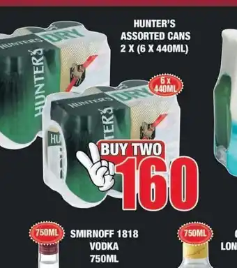 Boxer Liquors Hunter´s cans 2 offer