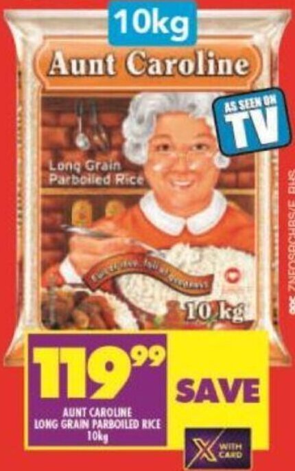 aunt-caroline-long-grain-parboiled-rice-10kg-offer-at-shoprite