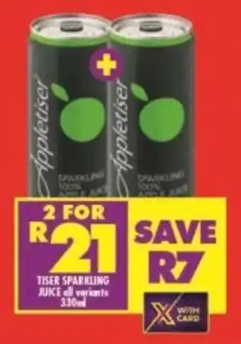 Shoprite Appletiser Sparkling Juice All Variants 330ml offer