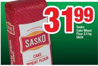 OK Foods Sasko Cake Wheat Flour 2.5kg each offer