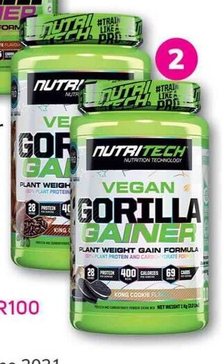 Game Nutritech Gorilla Gainer 1kg offer