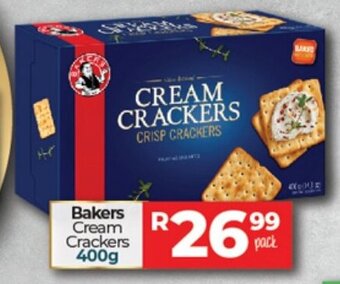 Take 'n Pay Bakers Cream Crackers 400g offer