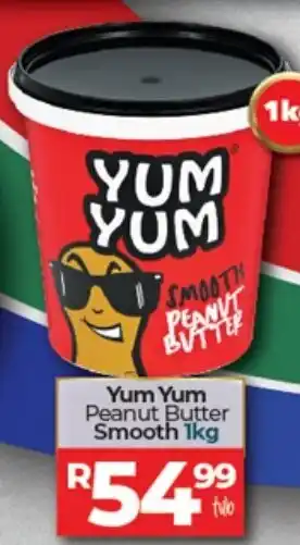 Take 'n Pay Yum Yum Peanut Butter Smooth 1kg offer