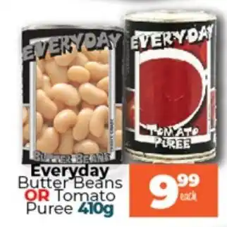 Take 'n Pay Everyday Butter Beans or Tomato Puree 410g offer