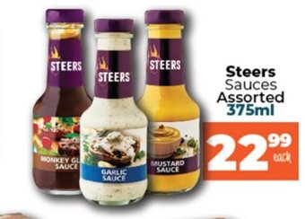 Take 'n Pay Steers Sauces Assorted 375 ml offer