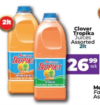 Take 'n Pay Clover Tropika Juices Assorted 2lt offer