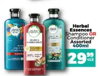 Herbal Essences Shampoo or Conditioner Assorted 400 ml