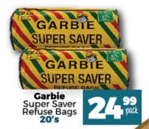 Take 'n Pay Garbie Super Saver Refuse Bags 20's offer