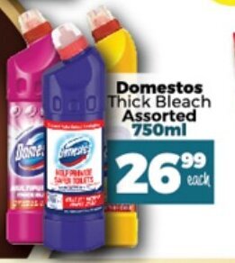 Take 'n Pay Domestos Thick Bleach Assorted 750 ml offer