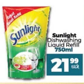 Take 'n Pay Sunlight Dishwashing Liquid Refill 750 ml offer