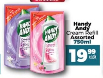 Take 'n Pay Handy Andy Cream Refill Assorted 750 ml offer