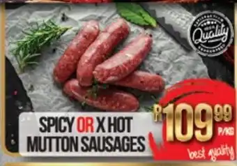 Take 'n Pay Spicy or X Hot Mutton Sausages offer