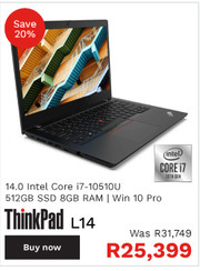 First Shop Lenovo ThinkPad L14 offer