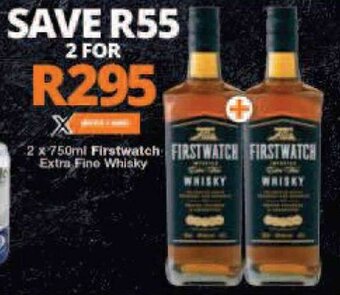 Firstwatch Extra Fine Whisky 2 x 750ml