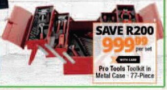 Checkers Pro Tools Toolkit in Metal Case 77-Piece offer