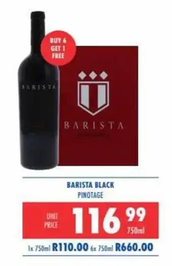 Barista Black Pinotage 750ml