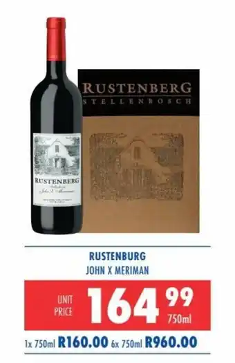 Rustenberg John X Meriman 750ml