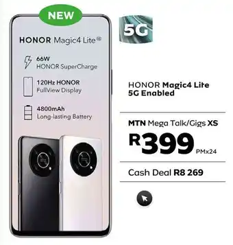 MTN Honor Magic4 Lite 5G offer