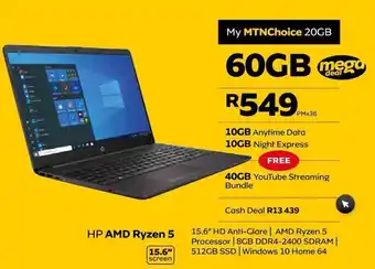 MTN HP Amd Ryzen 5 offer