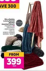 Game Dulce Home Rib Or Bobble Luxury Flannel Blanket-Each offer