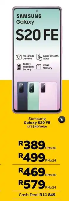 MTN Samsung Galaxy S20 FE LTE | HD Voice offer